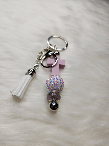 Faith Key Chain Bars (purple)